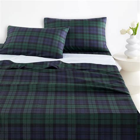 tartan plaid bed sheets|tartan bed sheets dimensions.